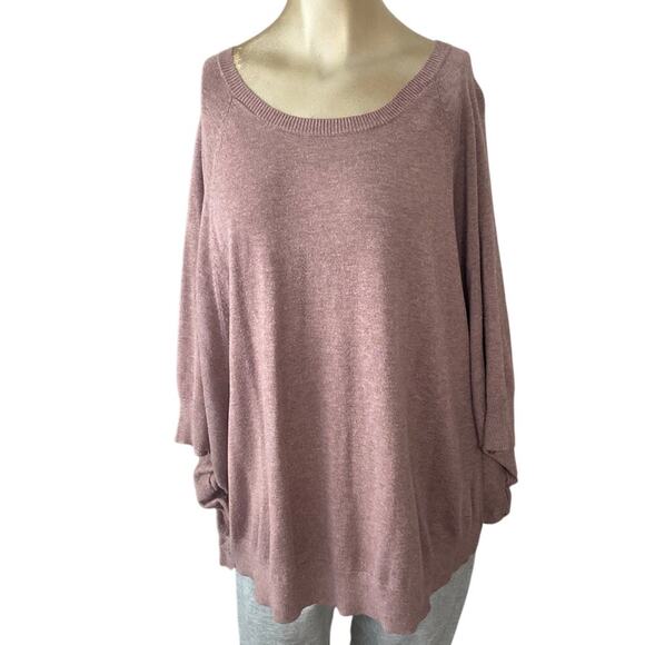Maurices Women Large Dolman Sleeve Sweater Top Round Neck Knit - Picture 1 of 5